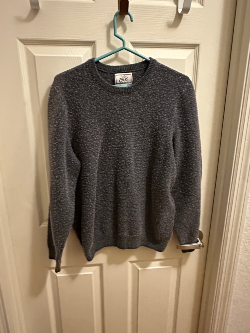 Jos. A. Bank Charcoal Heather Crewneck Sweater
